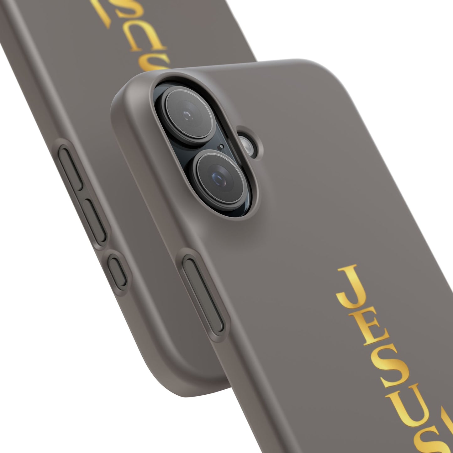 Jesus Is King — Gray Snap Phone Cover