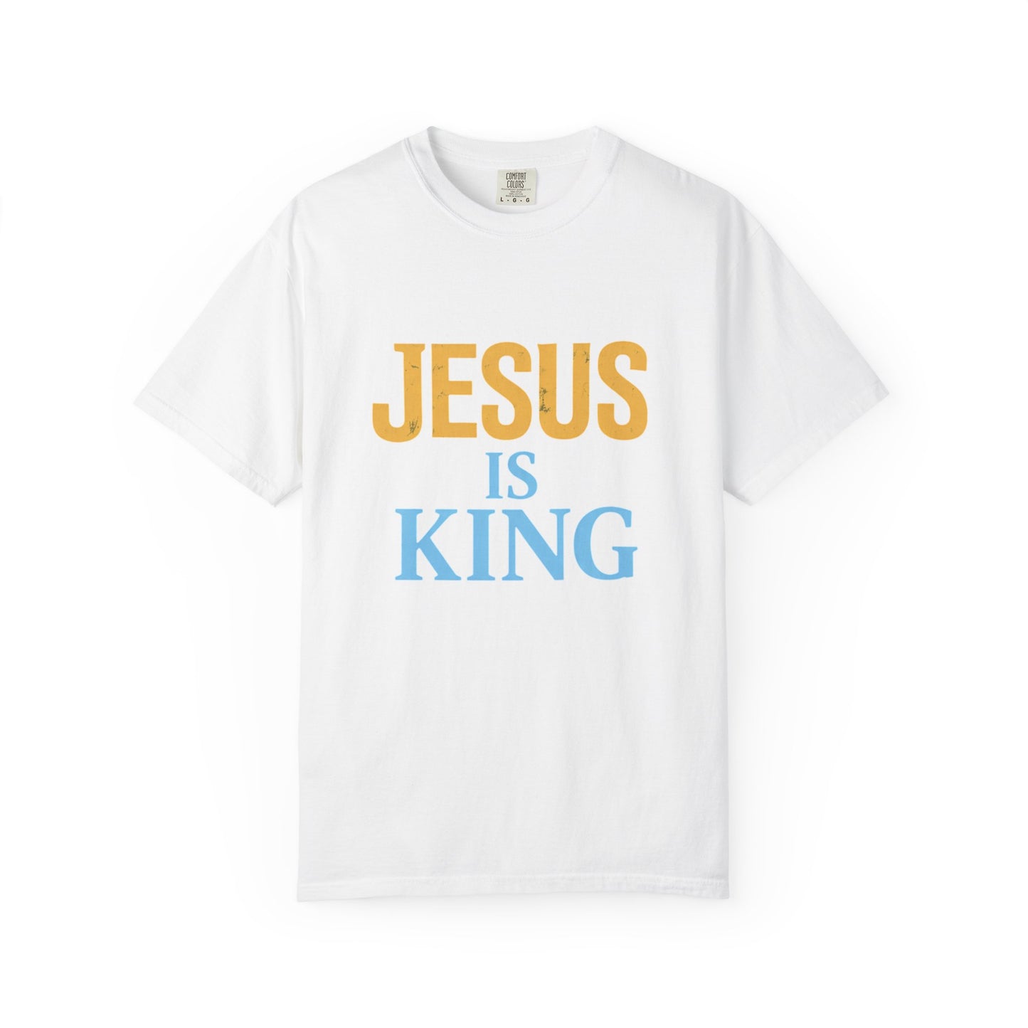 Jesus is King-Classic contrast tee
