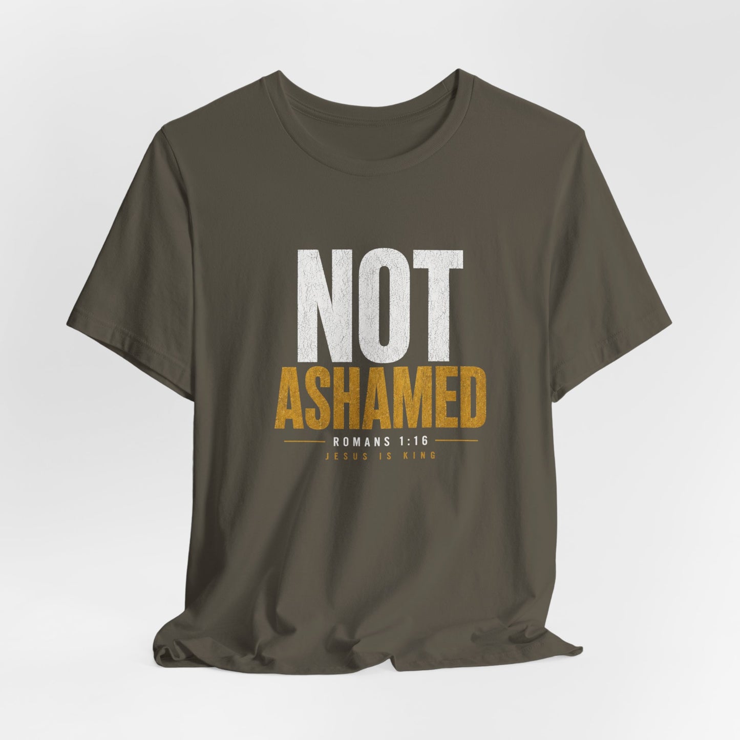 JIK Men's Military Colors — Not Ashamed Tee