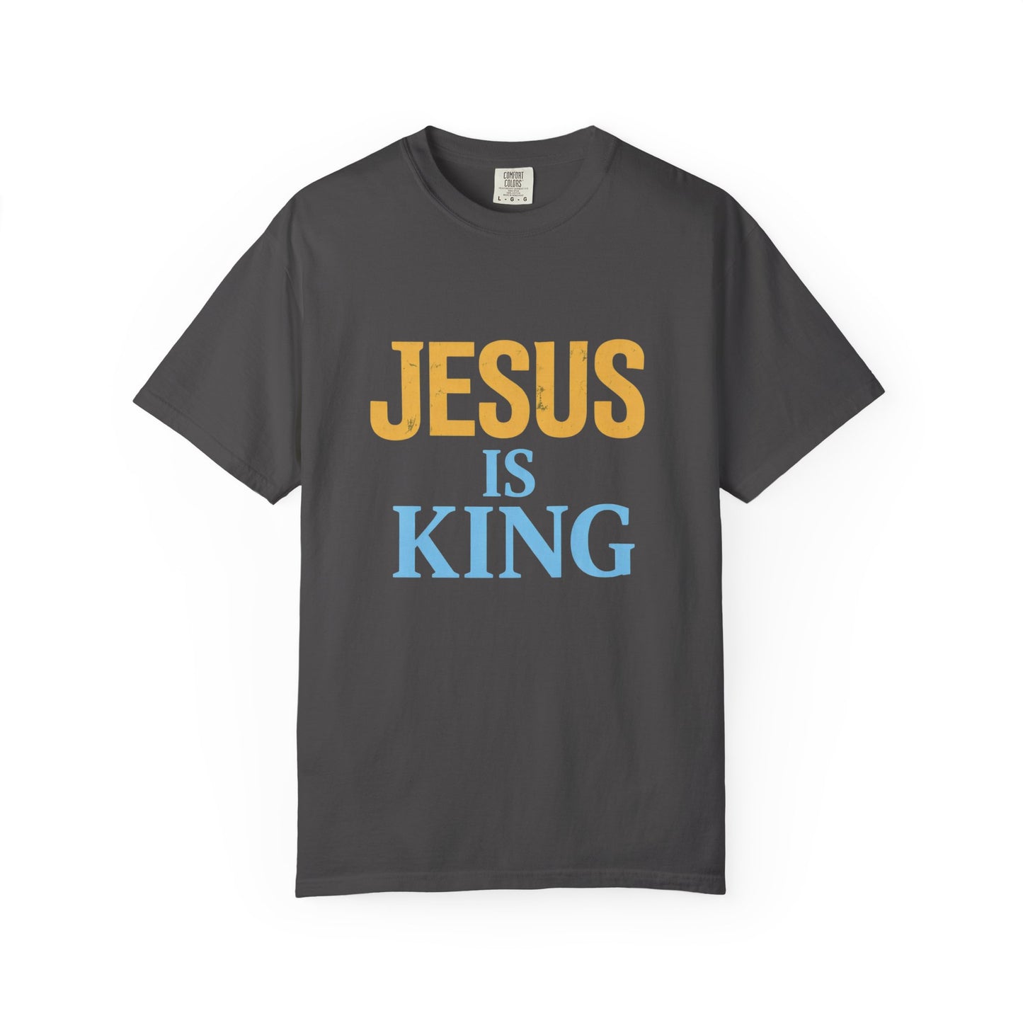 Jesus is King-Classic contrast tee