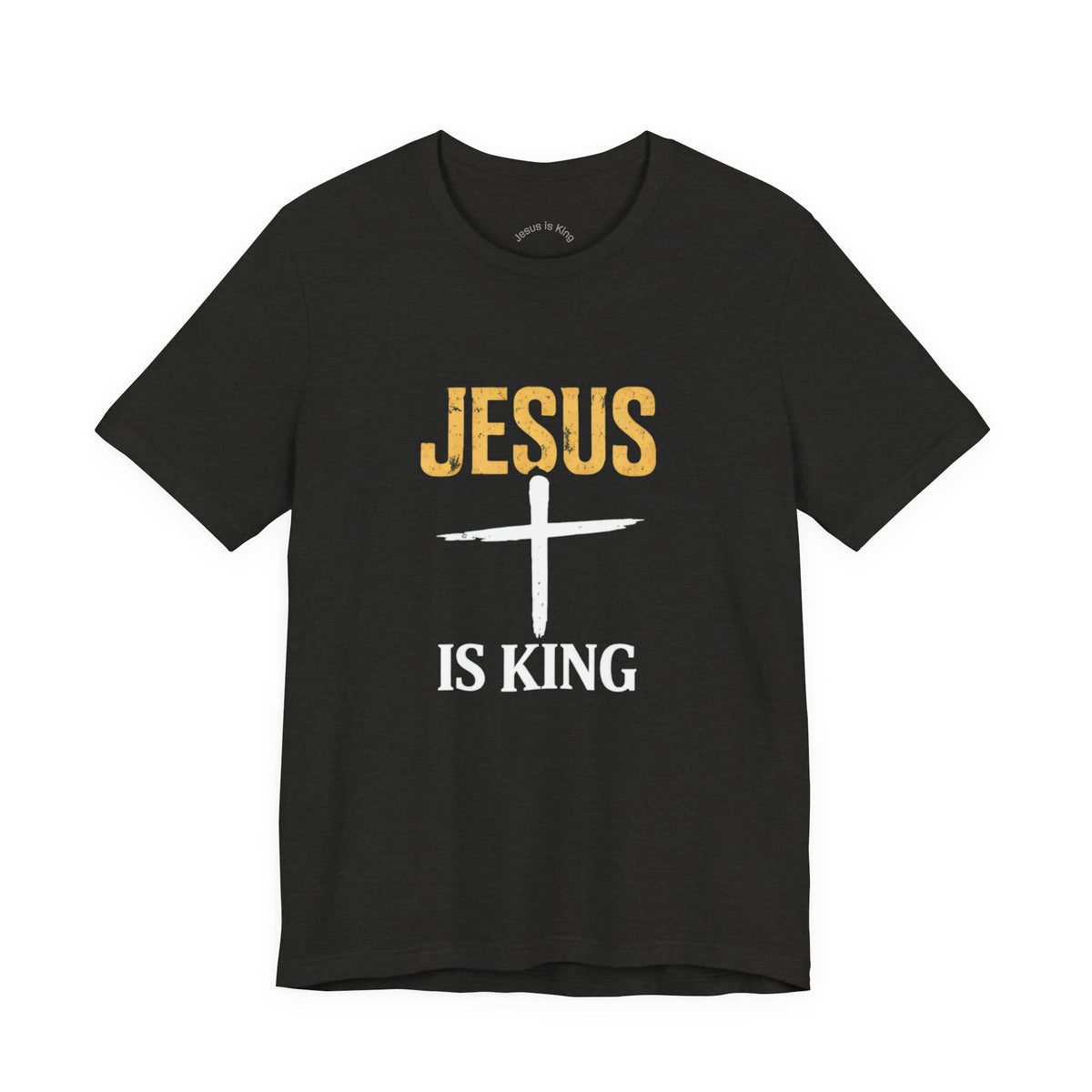 Jesus Is King — Faith Cross Unisex Tee