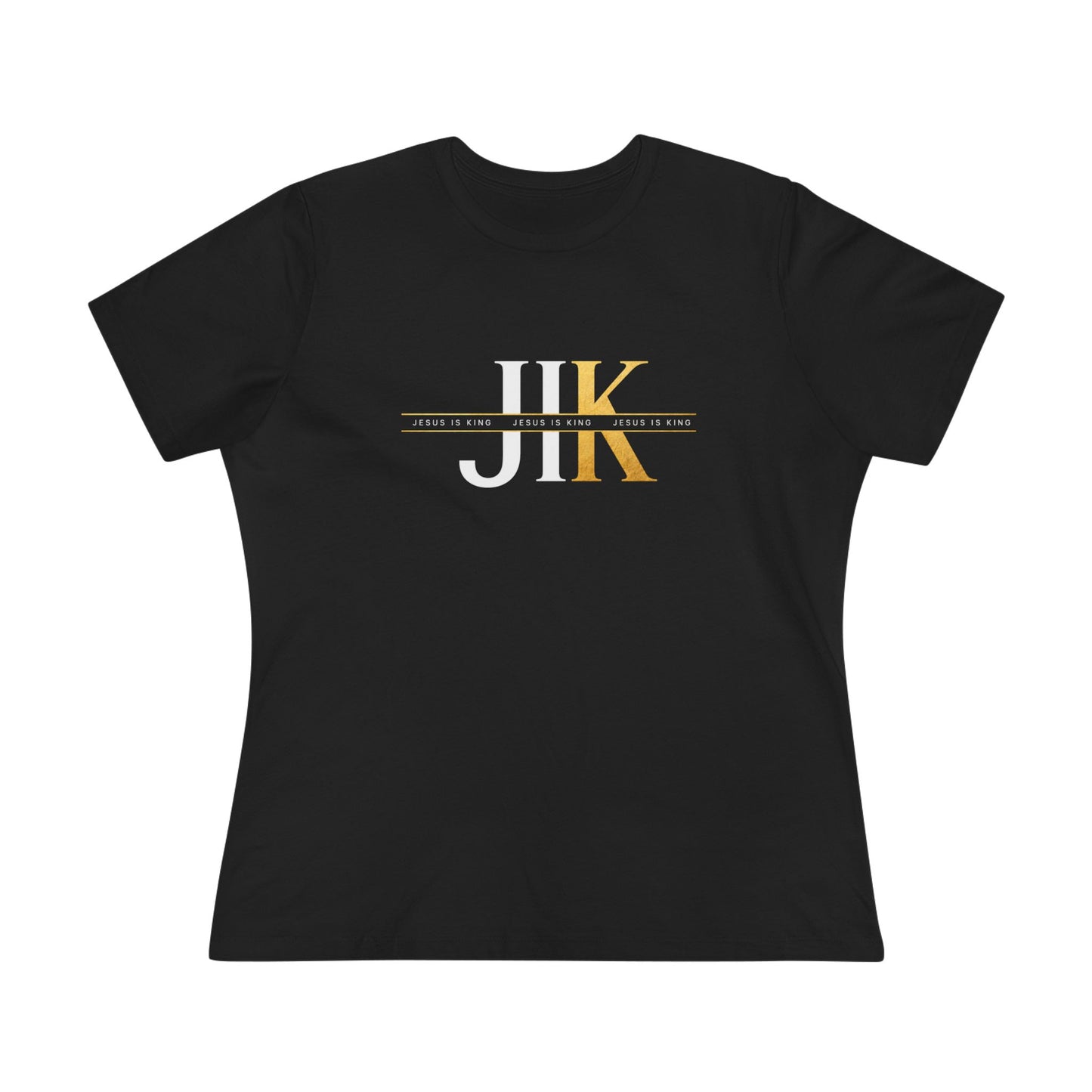 JIK Women's Tee  - Minimal Gold Graphic