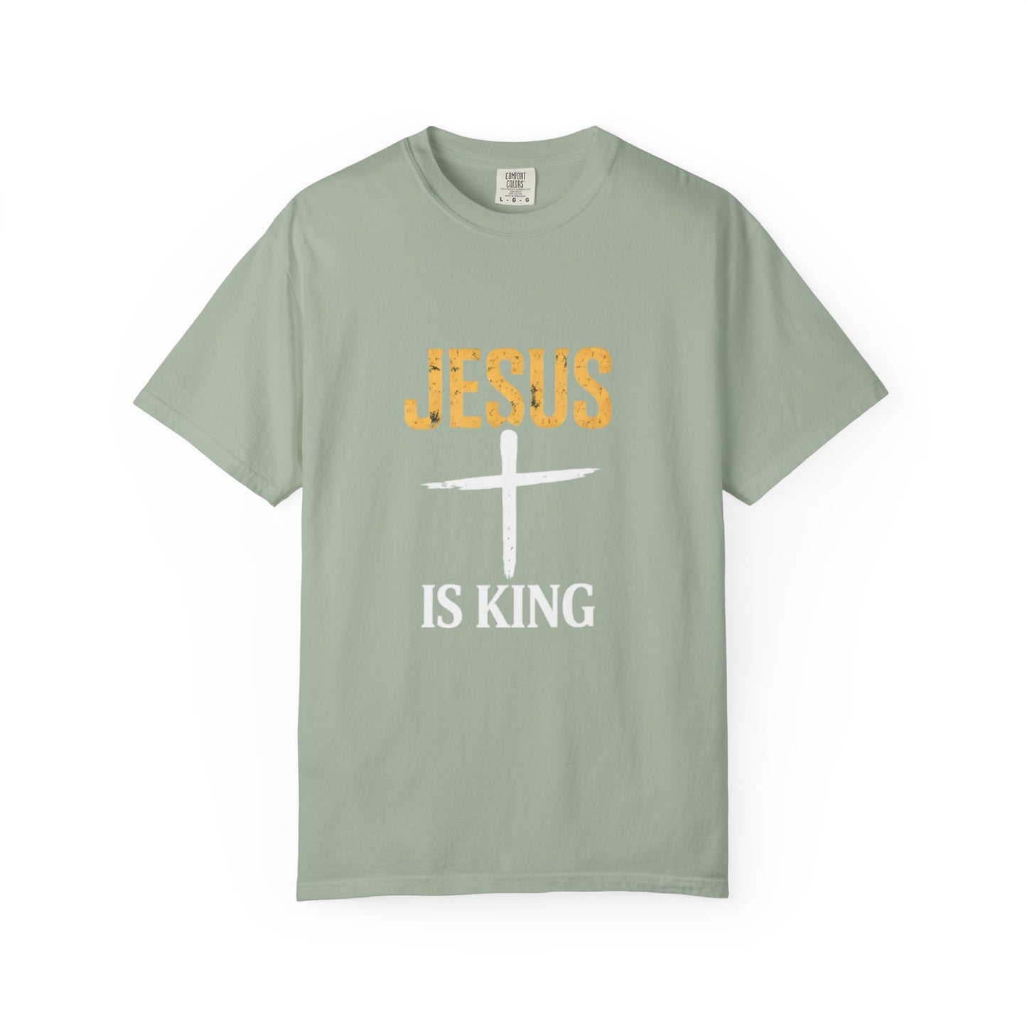 Jesus Is King  —  Faith Tee with Back 'JIK' Print