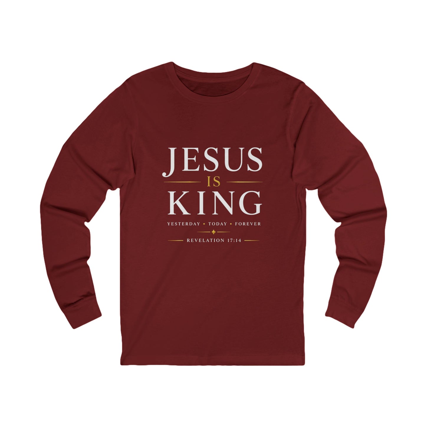 Jesus Is King Long Sleeve — Women's Tee