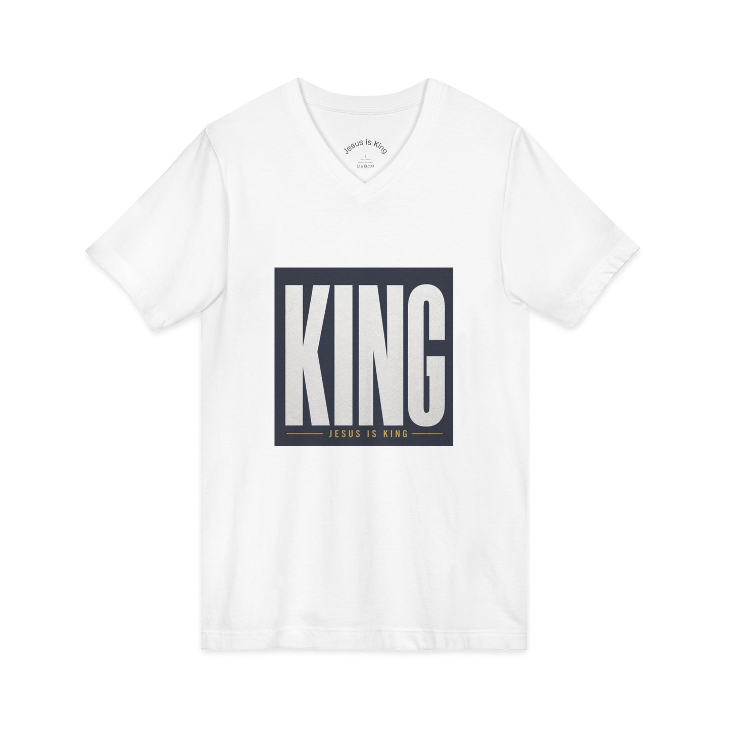 King Jesus — Men’s White Tee