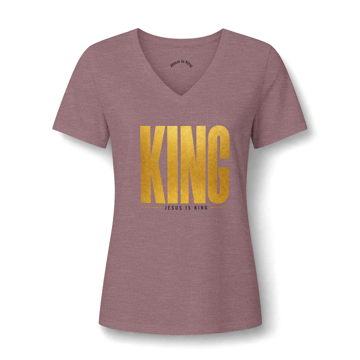 KING Gold V-Neck —Women's Tee