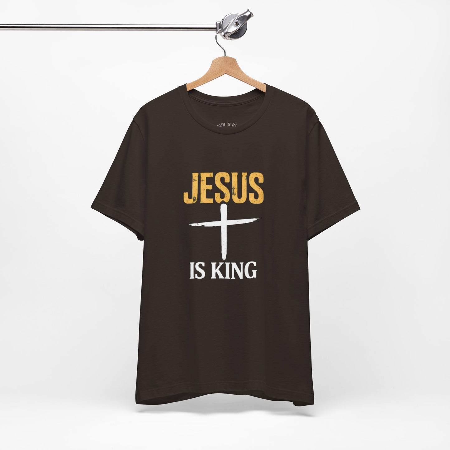 Jesus Is King —Bold Cross Tee