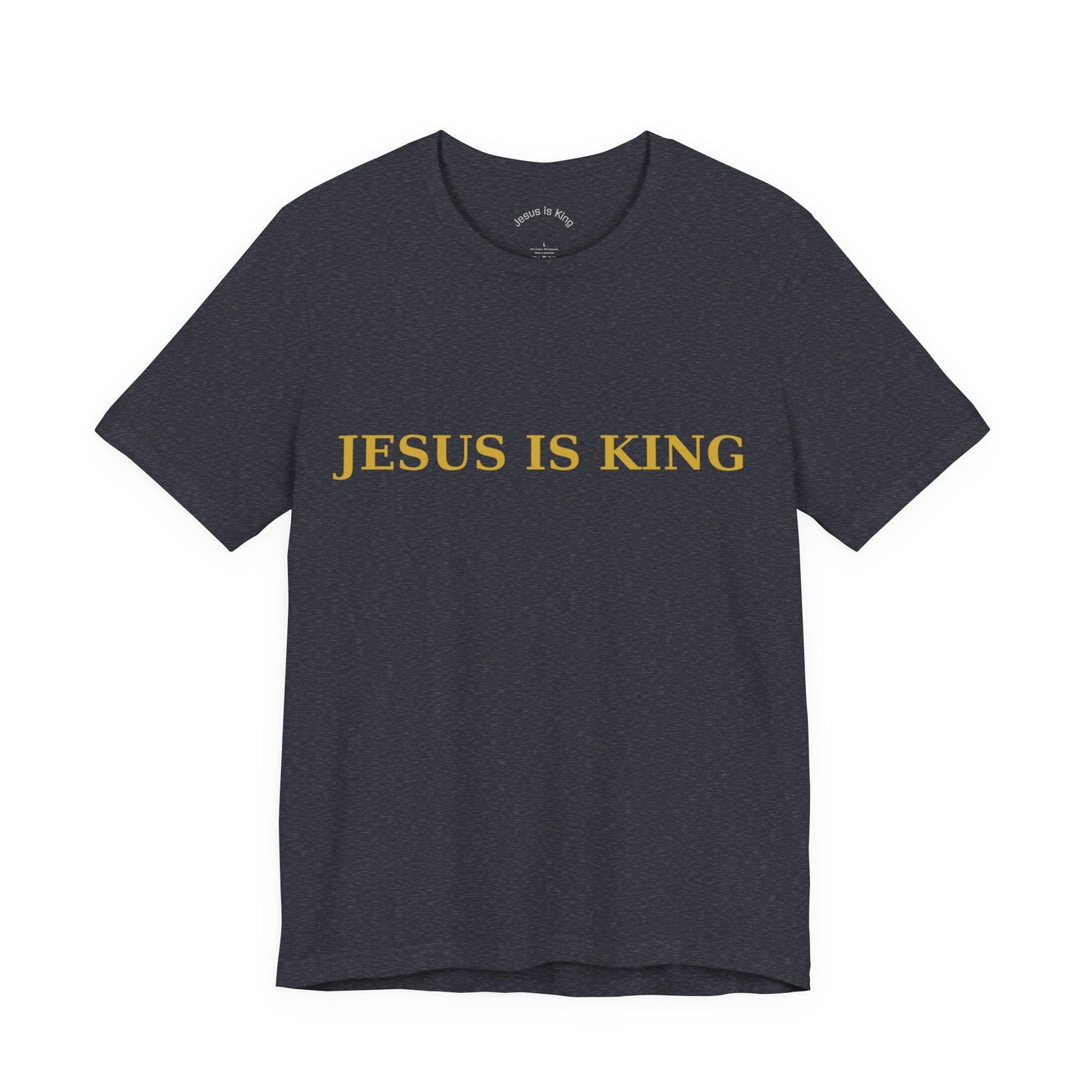 Signature Minimal “Jesus Is King” Tee