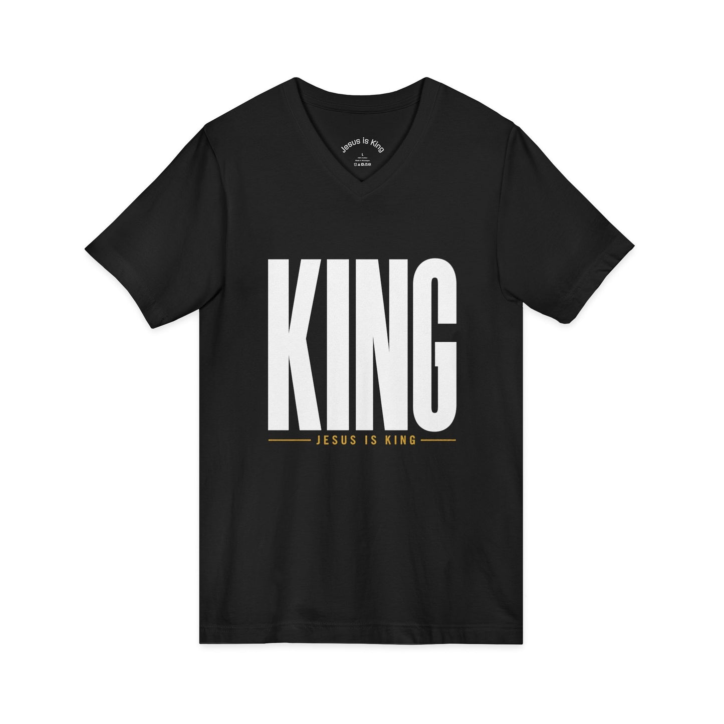 King Jesus — Men’s black Tee