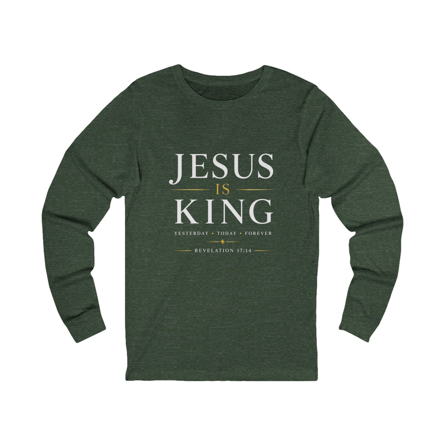 Jesus Is King Long Sleeve — Women's Tee