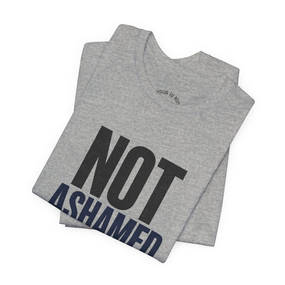 JIK Men's  — Not Ashamed (Gray Tees)