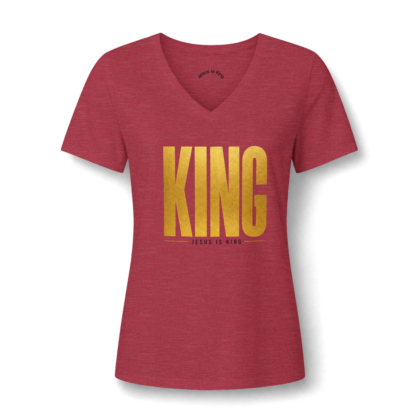 KING Gold V-Neck —Women's Tee
