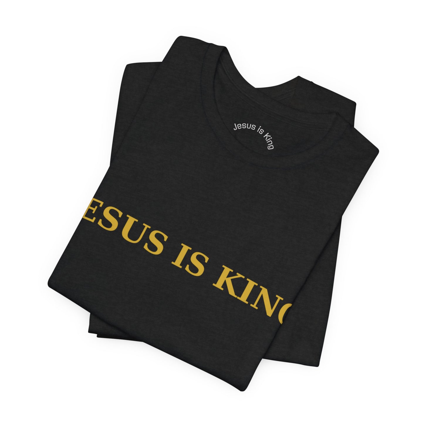 Signature Minimal “Jesus Is King” Tee