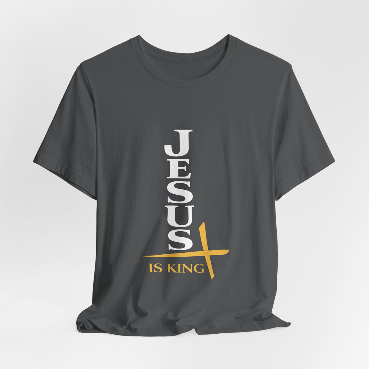 Jesus Is King  — Vertical Cross Tee (JIK)