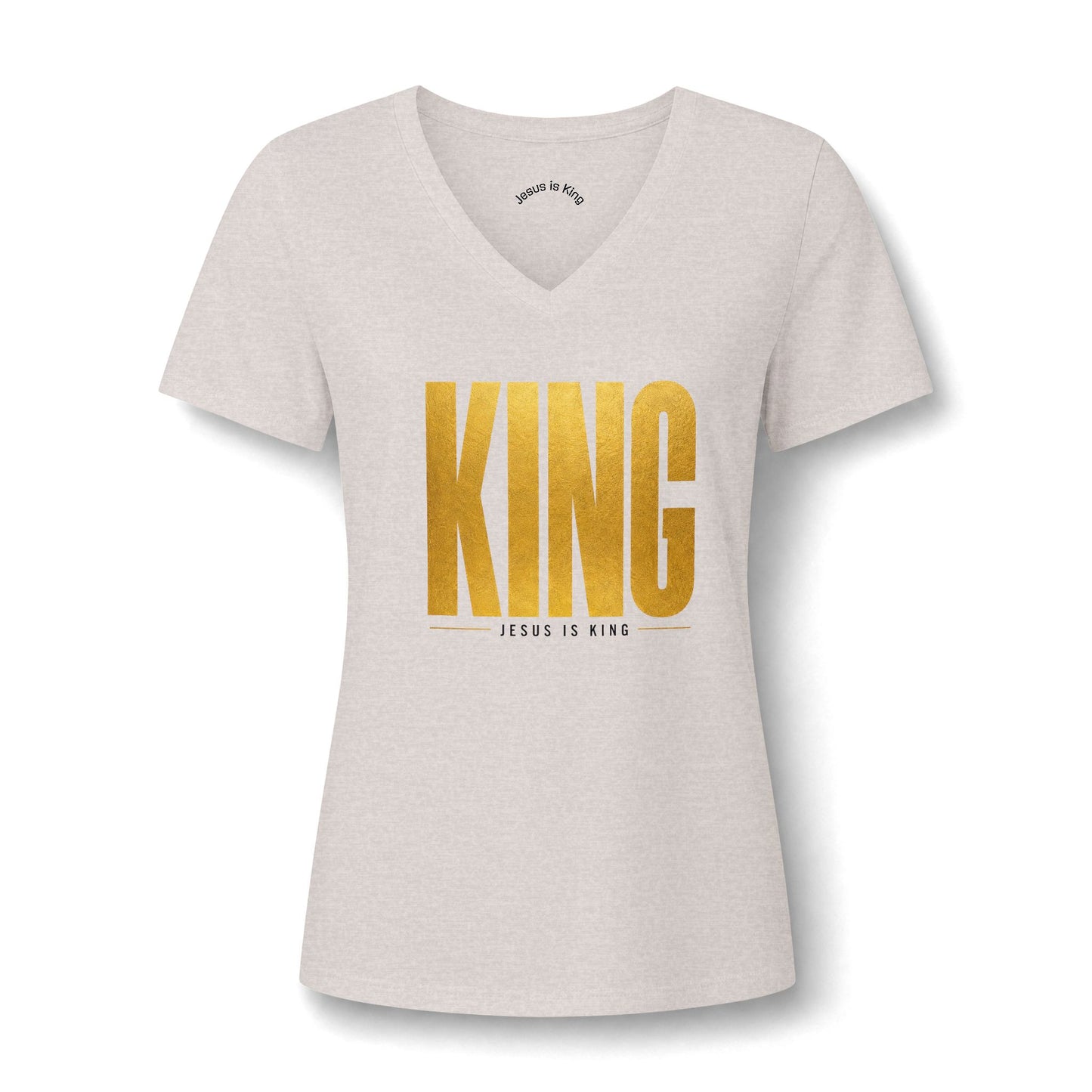 KING Gold V-Neck —Women's Tee