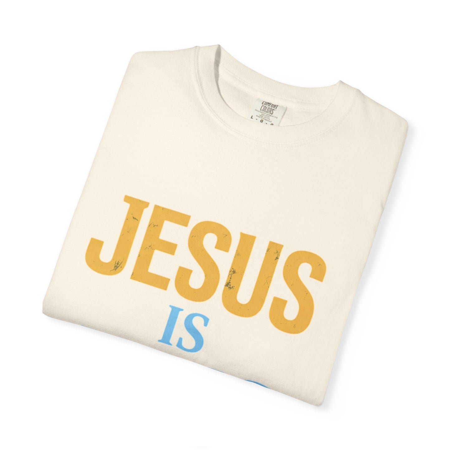 Jesus is King-Classic contrast tee