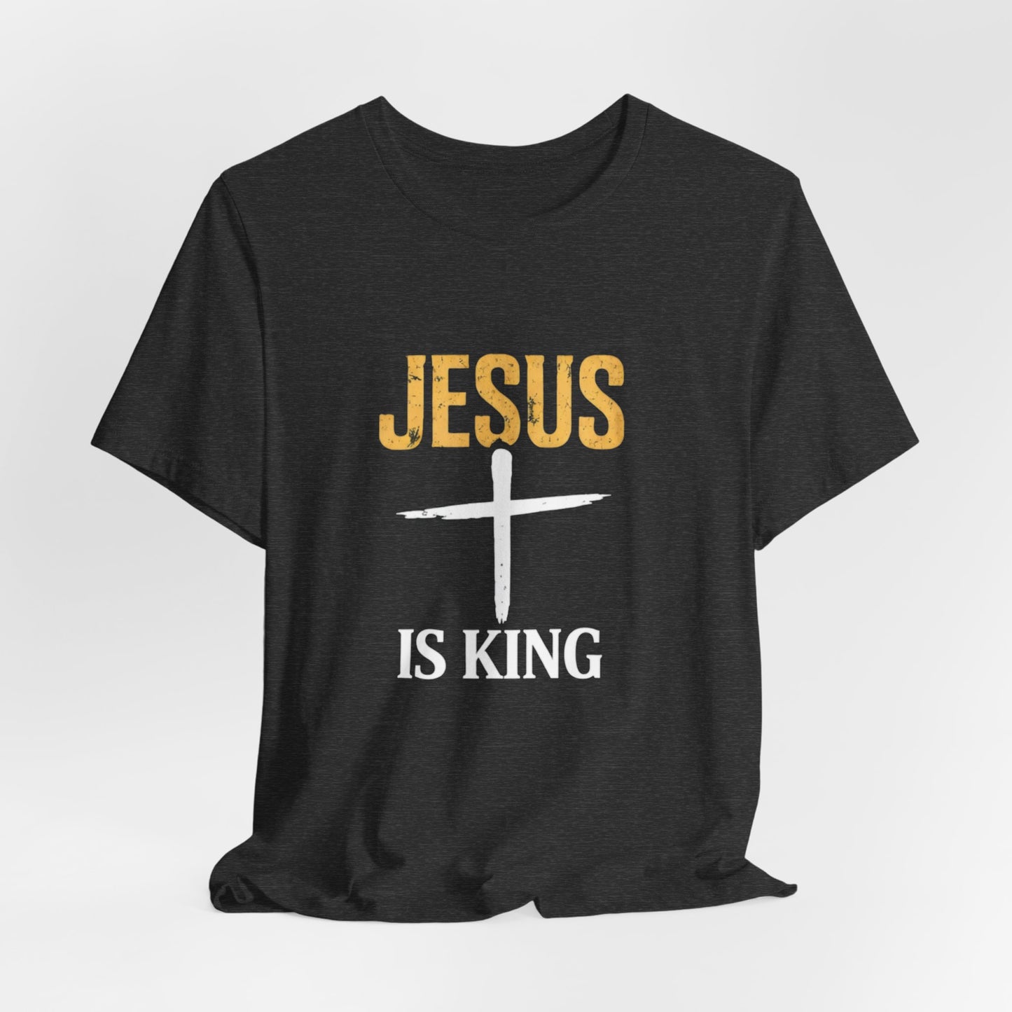 Jesus Is King —Bold Cross Tee