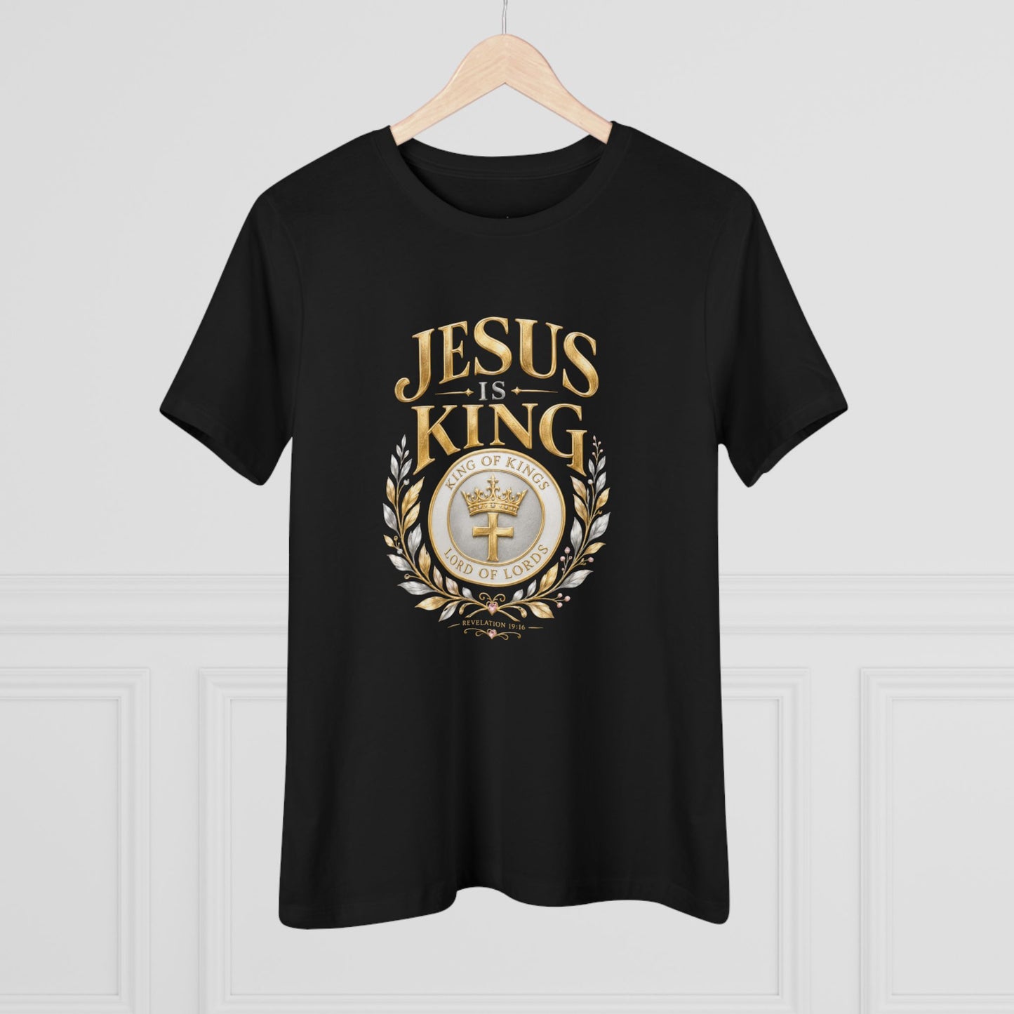 Jesus Is King Crown  —Women's Tee