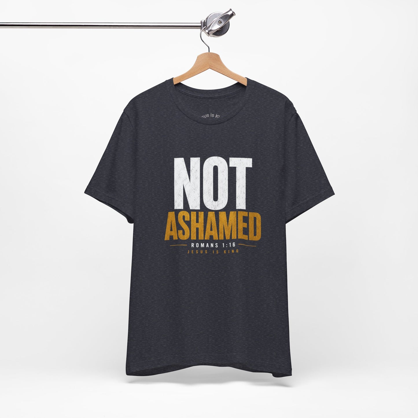 JIK Men's Navy –  Not Ashamed Tee