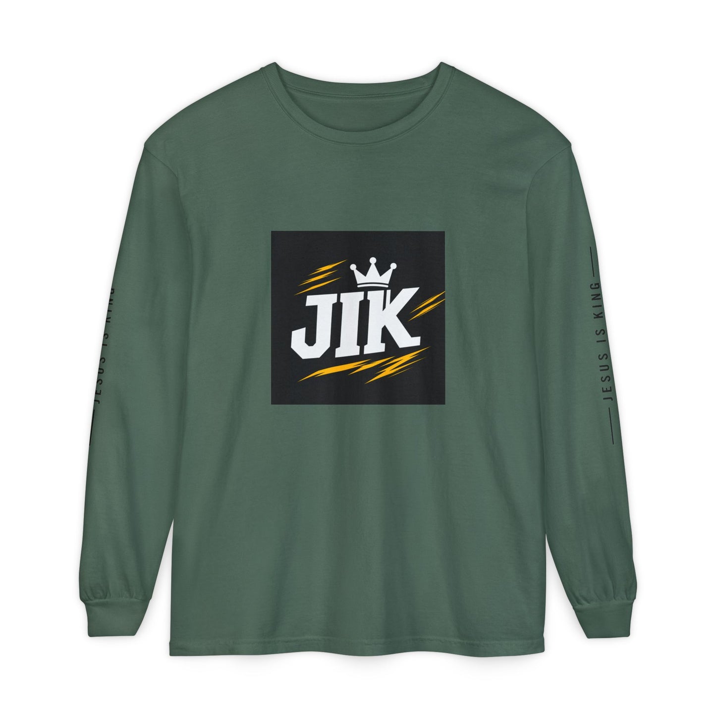 JIK Crown Long Sleeve — Bold Men's Tee
