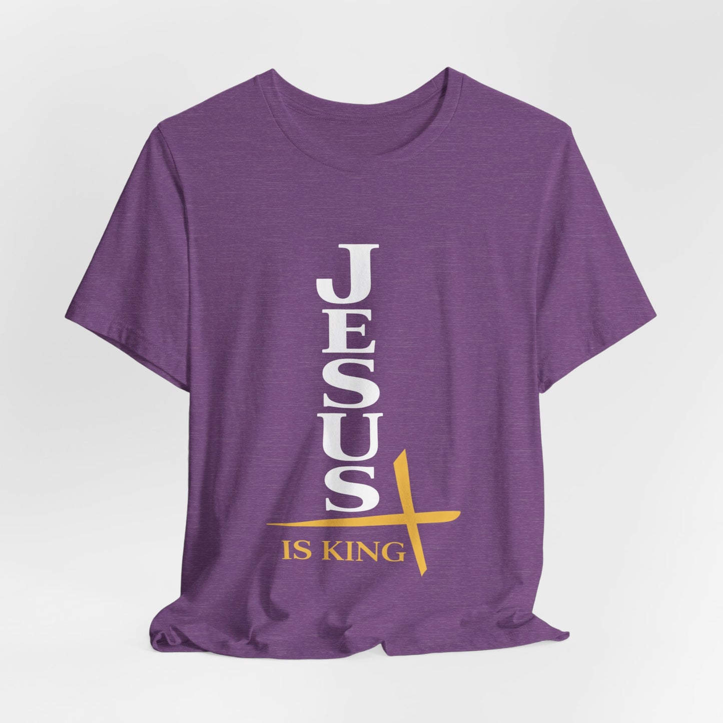 Jesus Is King — Vertical Cross Tee (JIK Back)