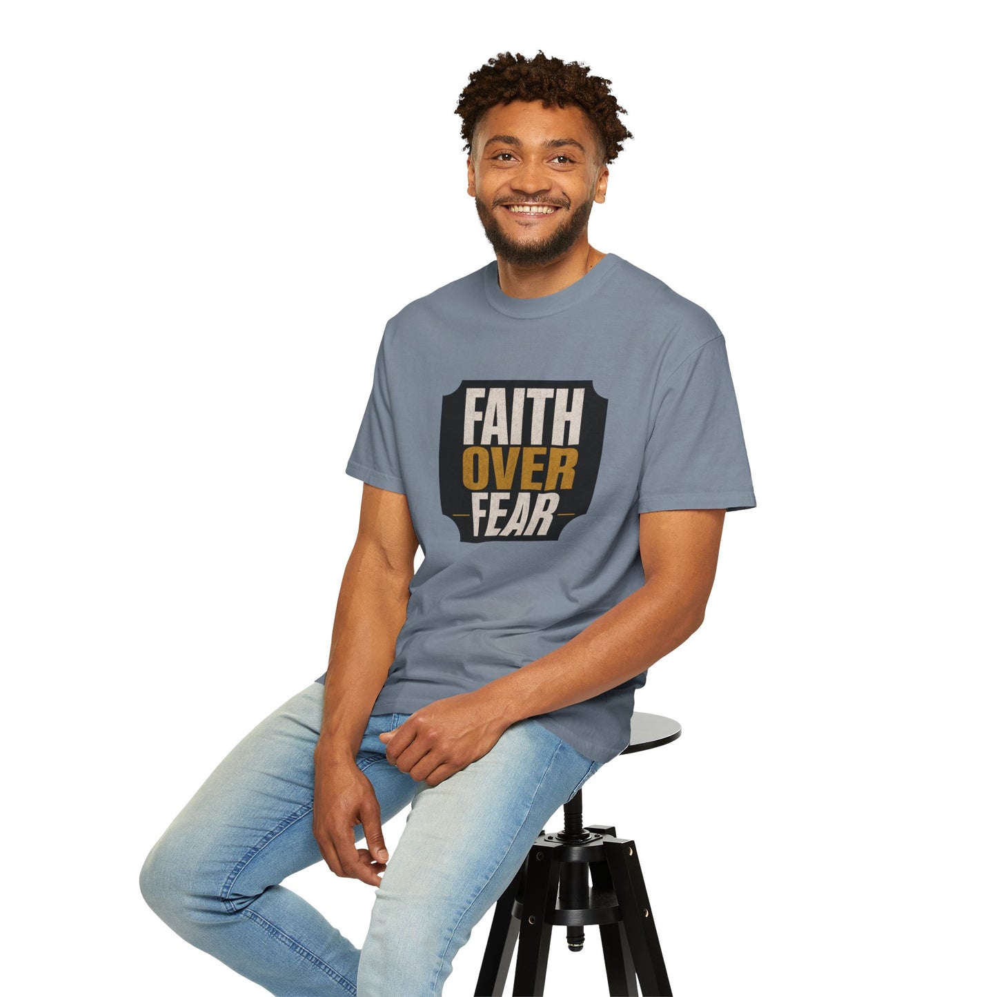 Faith Over Fear  — JIK Men's Tee