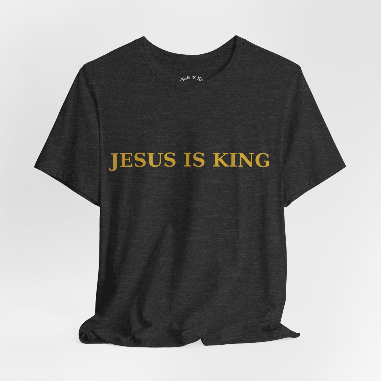 Signature Minimal “Jesus Is King” Tee