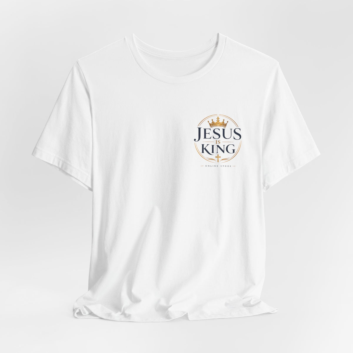 JIK White Tee- "Not Ashamed" Back