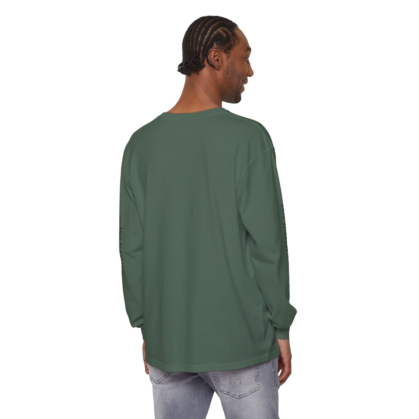 JIK Crown Long Sleeve — Bold Men's Tee