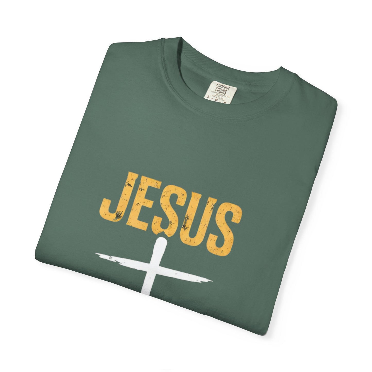 Jesus Is King  —  Faith Tee with Back 'JIK' Print