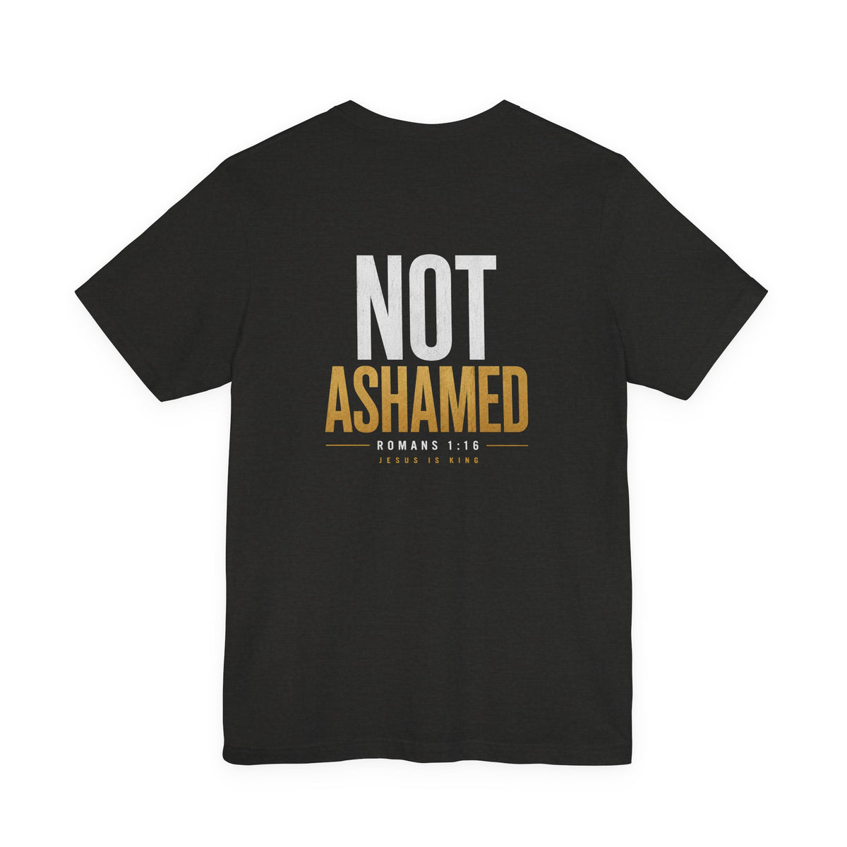 JIK Dark Men's "Not Ashamed" Back Tee