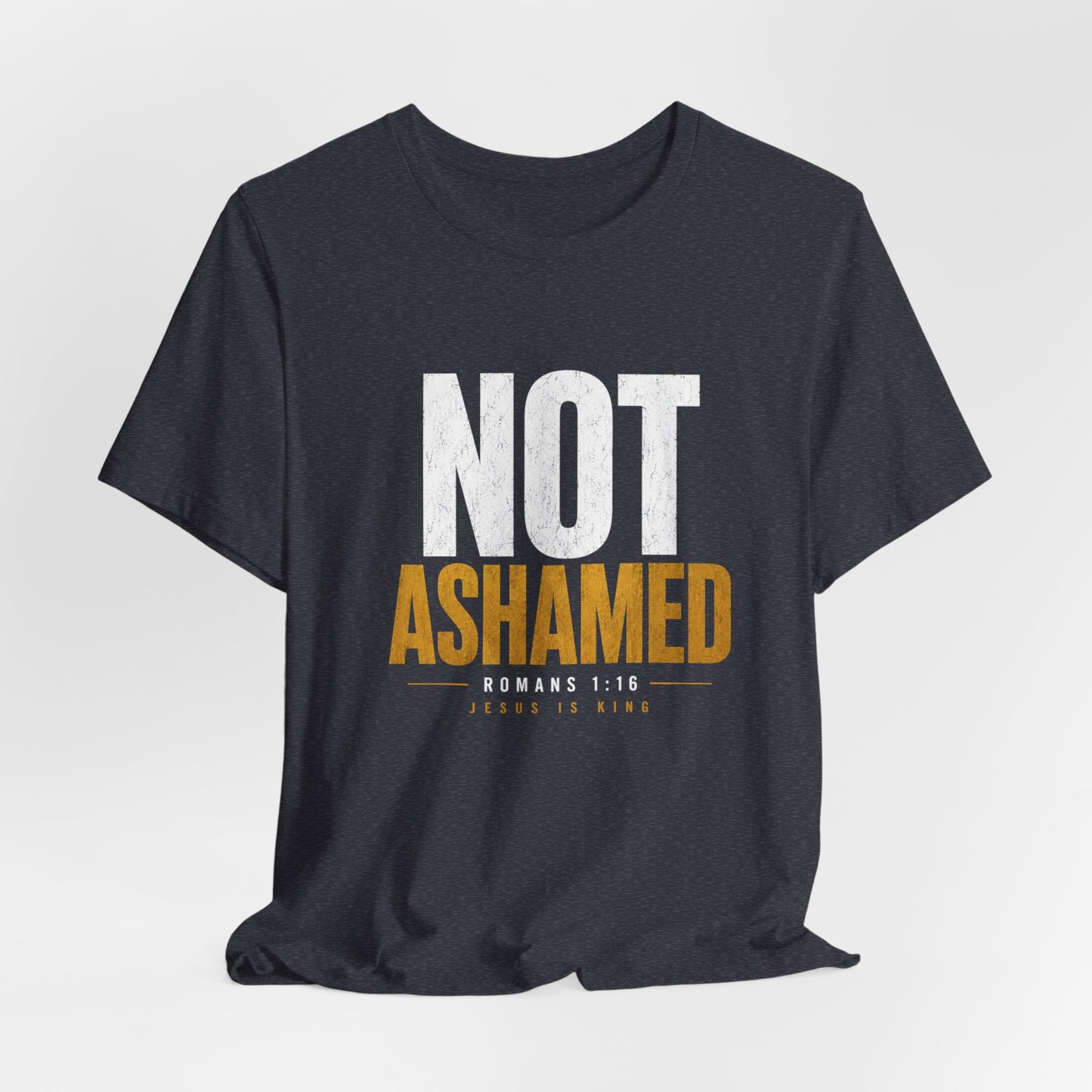 JIK Men's Navy –  Not Ashamed Tee