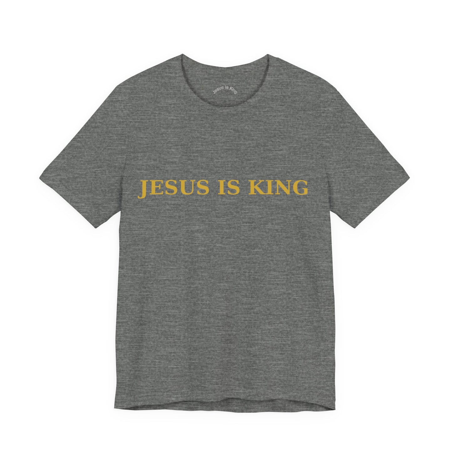 Signature Minimal “Jesus Is King” Tee