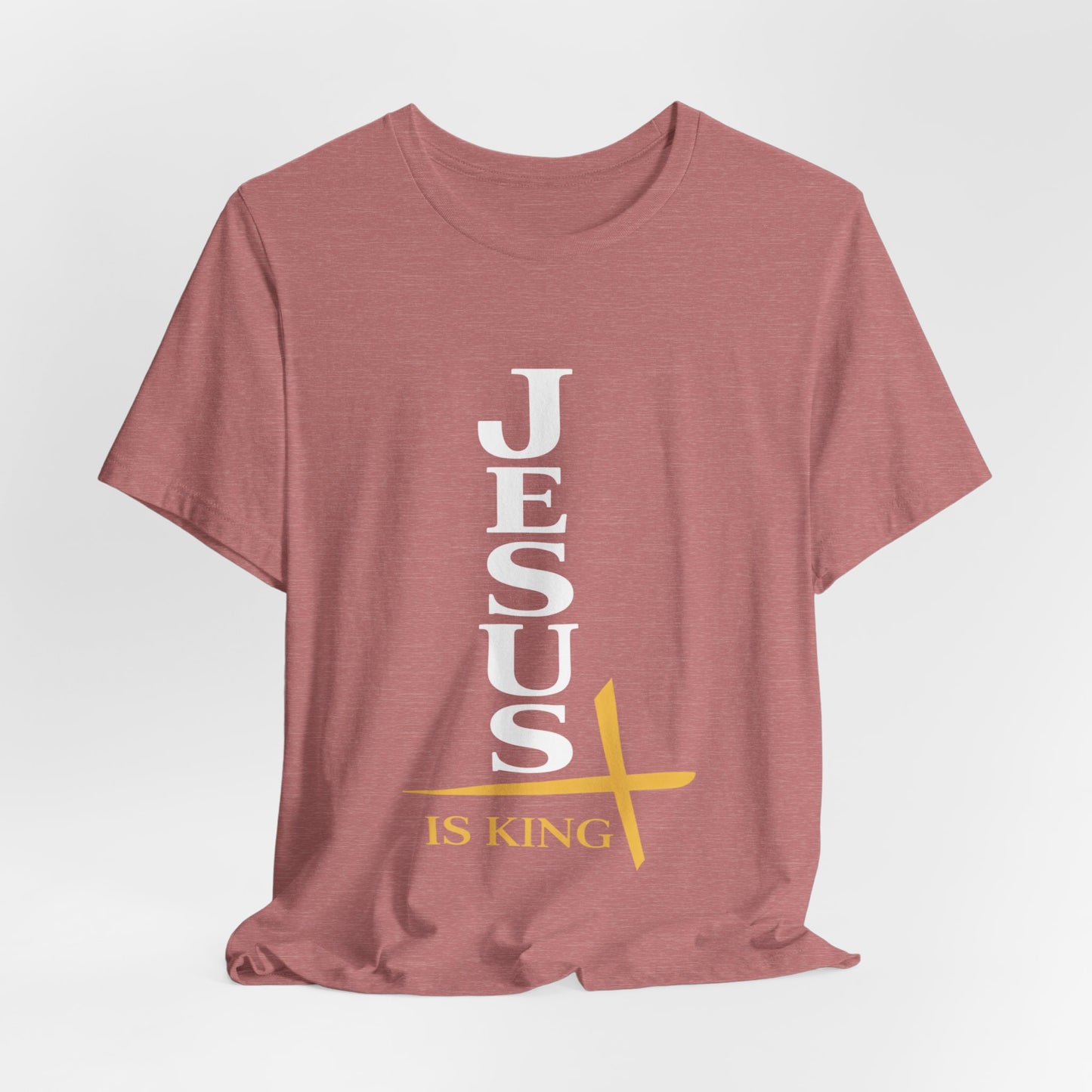 Jesus Is King — Vertical Cross Tee (JIK Back)