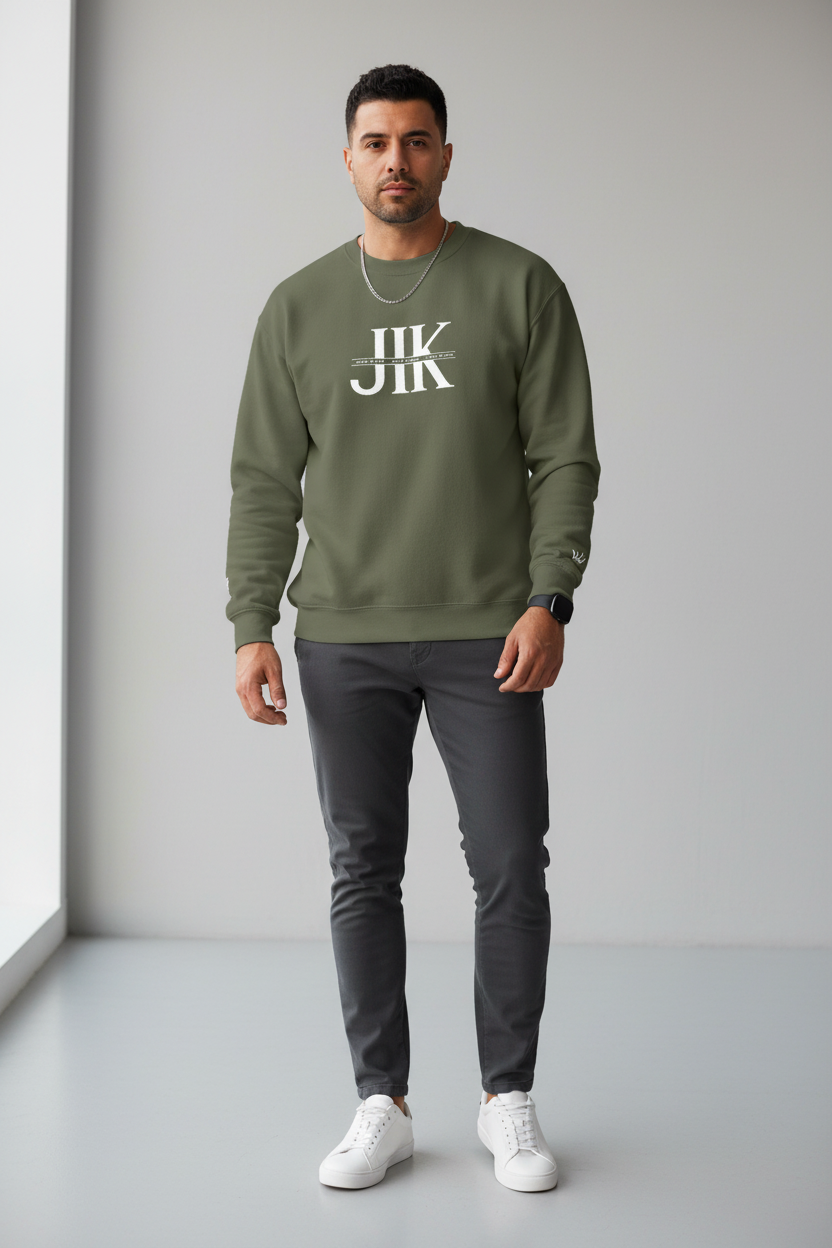 JIK Brushed Cross Universal Crewneck