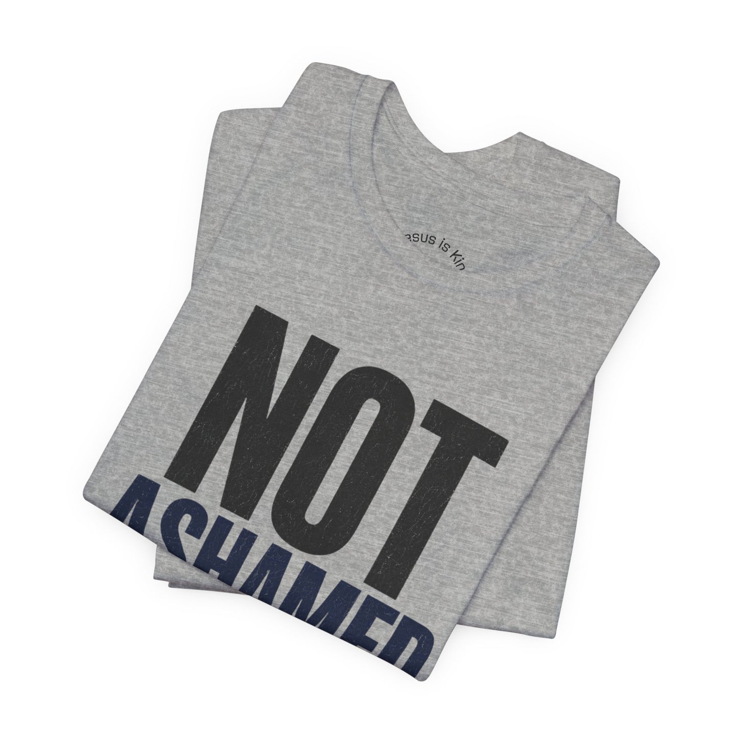 JIK Men's  — Not Ashamed (Gray Tees)