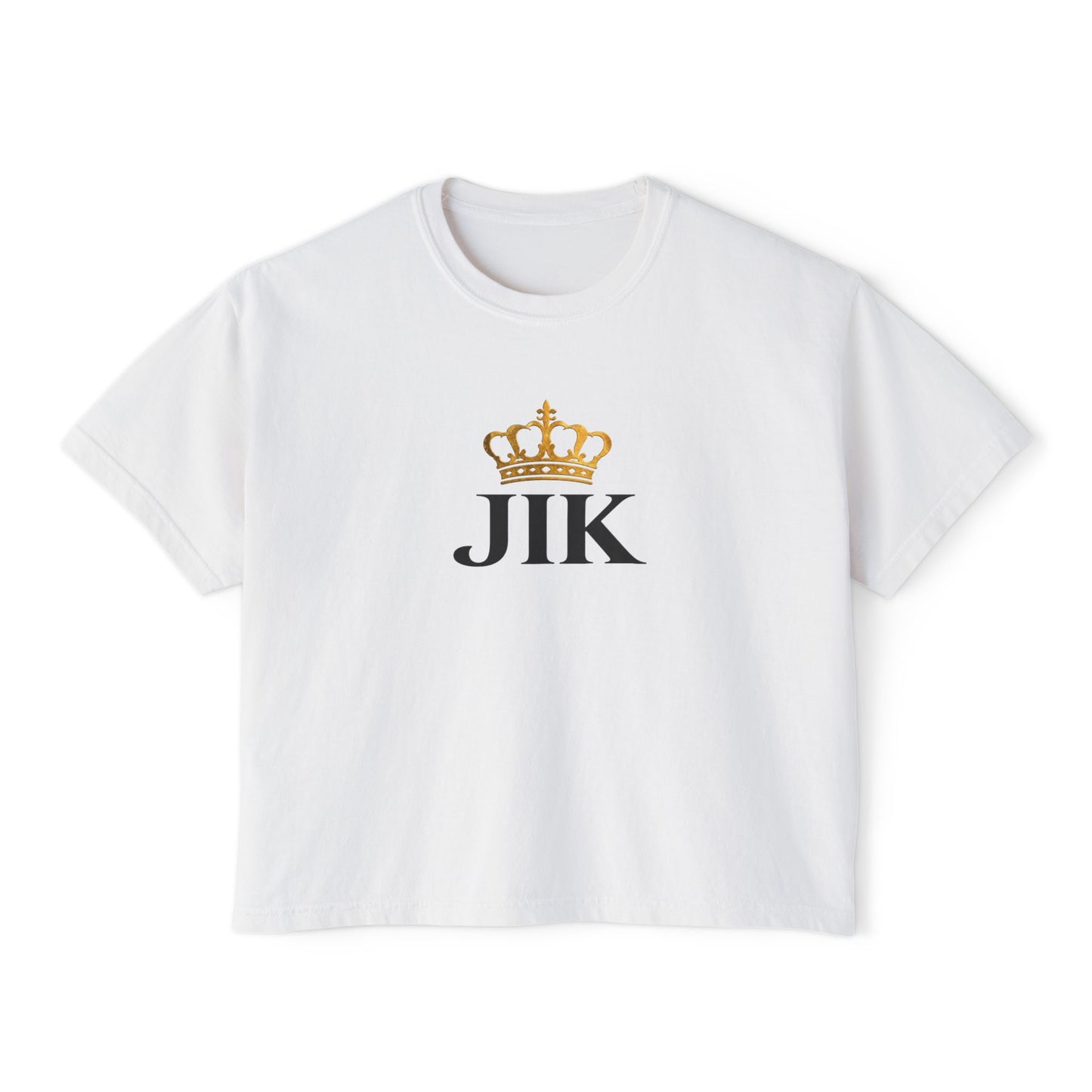 JIK Women's Boxy Tee — White
