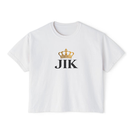 JIK Women's Boxy Tee — White