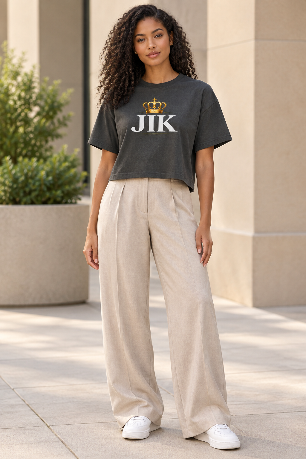 JIK Crowned Women's Boxy Tee