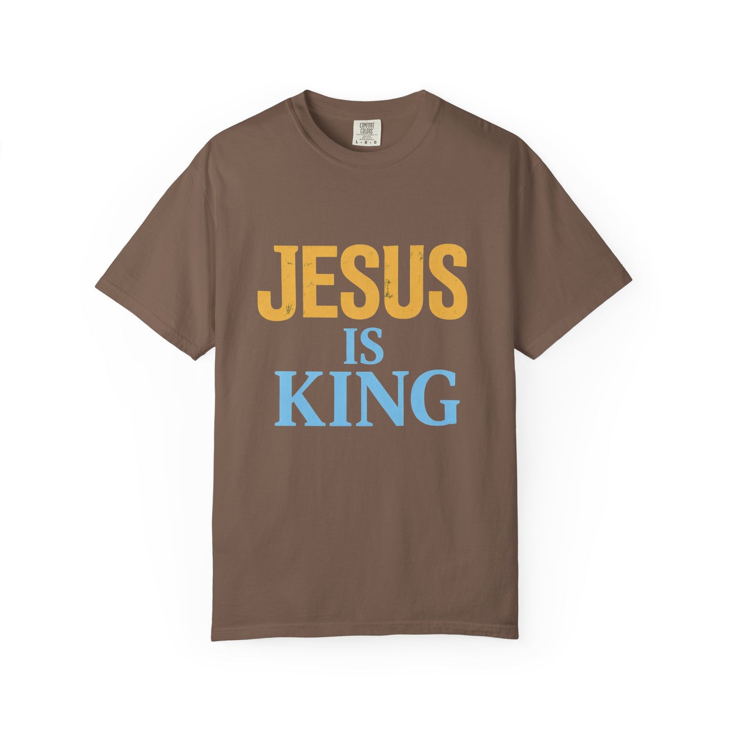 Jesus is King-Classic contrast tee