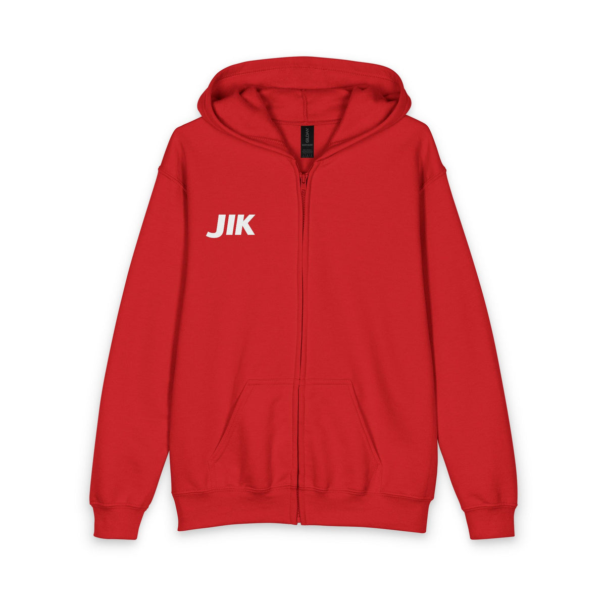 JIK Youth Vertical Cross Zip Hoodie