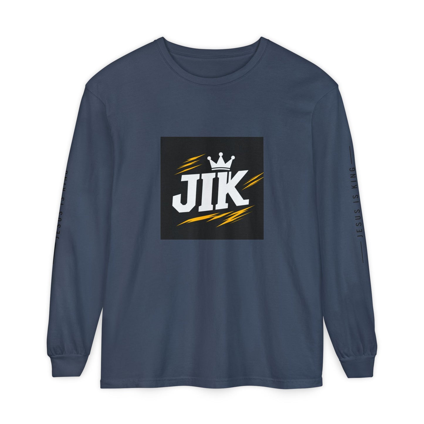 JIK Crown Long Sleeve — Bold Men's Tee