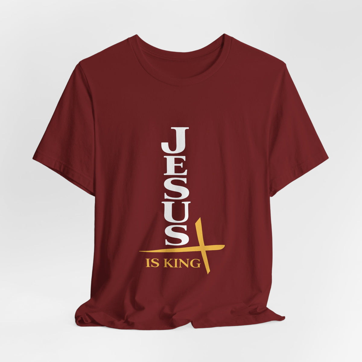 Jesus Is King  — Vertical Cross Tee (JIK)