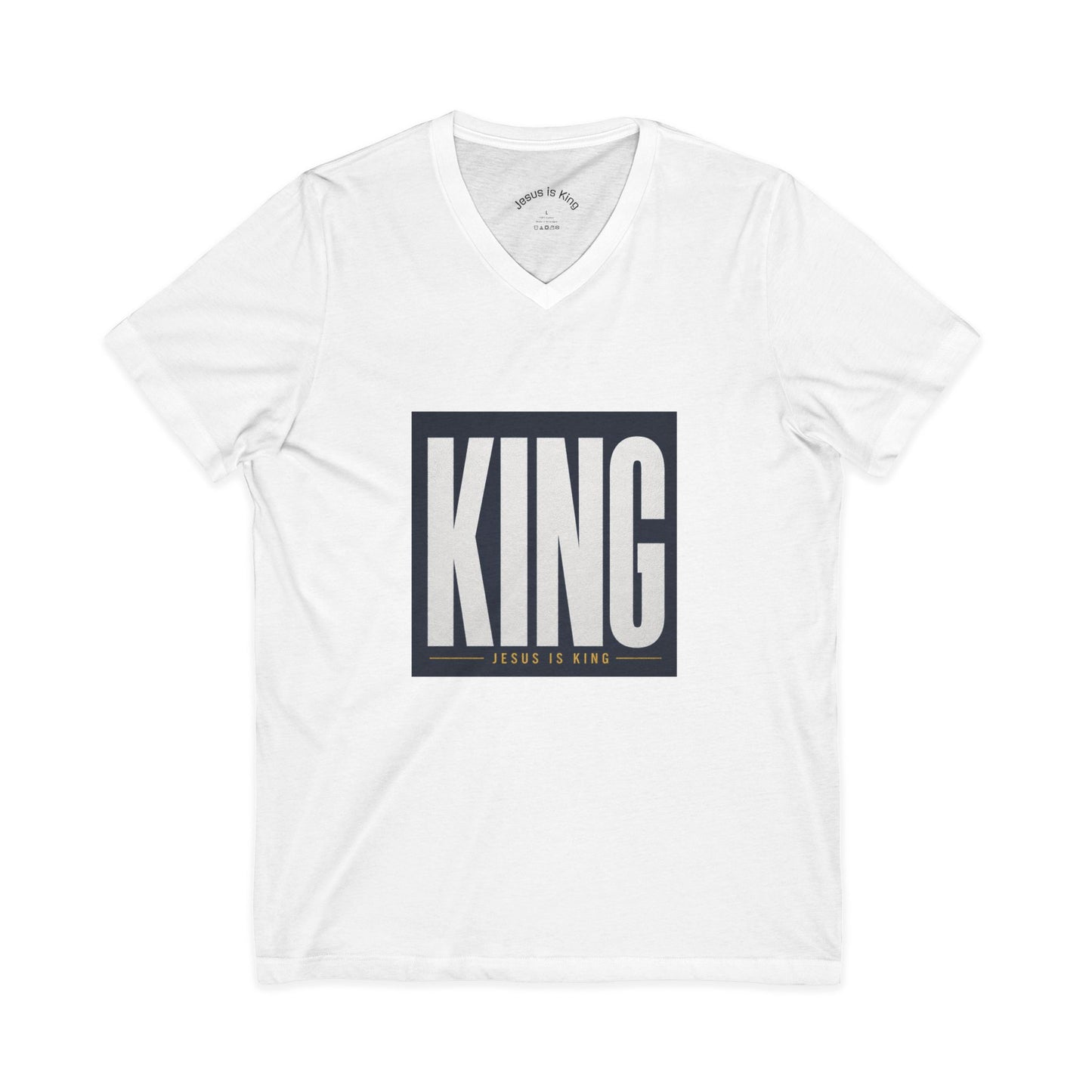 King Jesus — Men’s White Tee