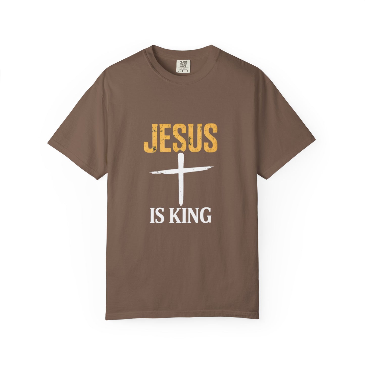 Jesus Is King  —  Faith Tee with Back 'JIK' Print