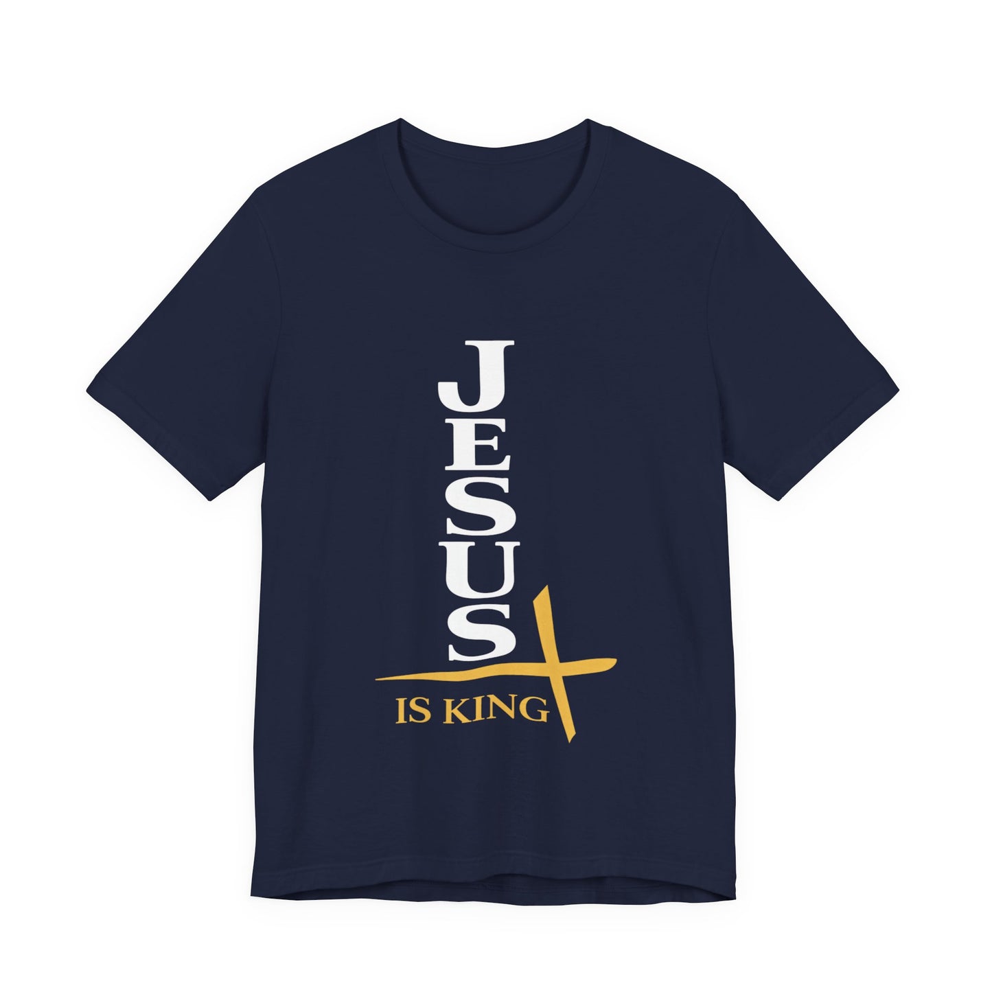 Jesus Is King — Vertical Cross Tee (JIK Back)