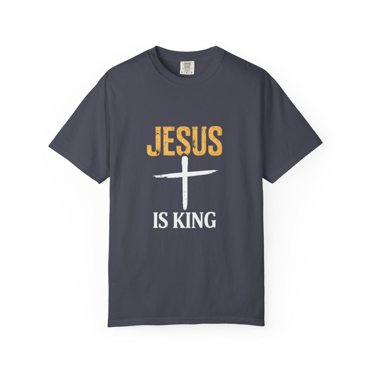 Jesus Is King  —  Faith Tee with Back 'JIK' Print