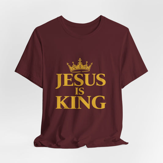 Jesus is King-Crowned unisex Tee