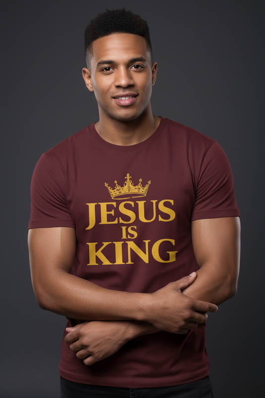 Jesus is King-Crowned unisex Tee