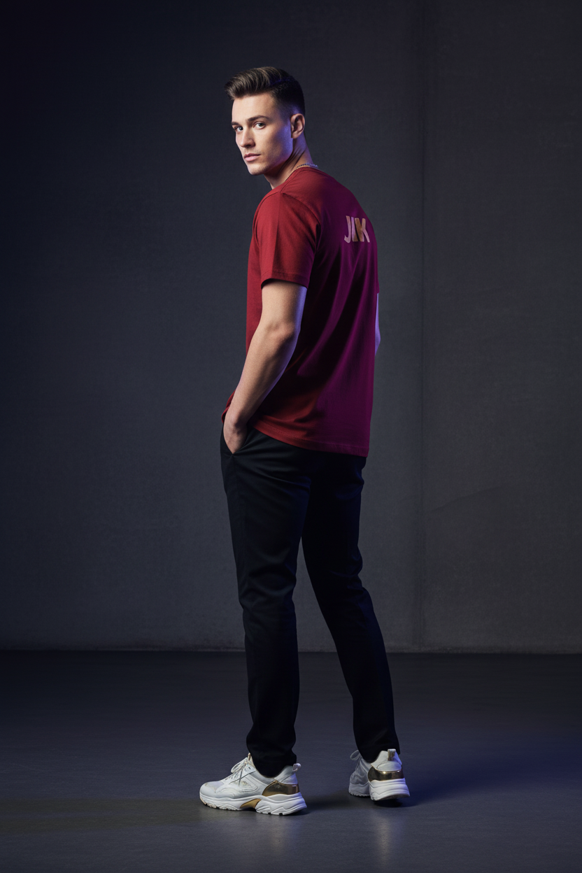 Jesus Is King — Vertical Cross Tee (JIK Back)